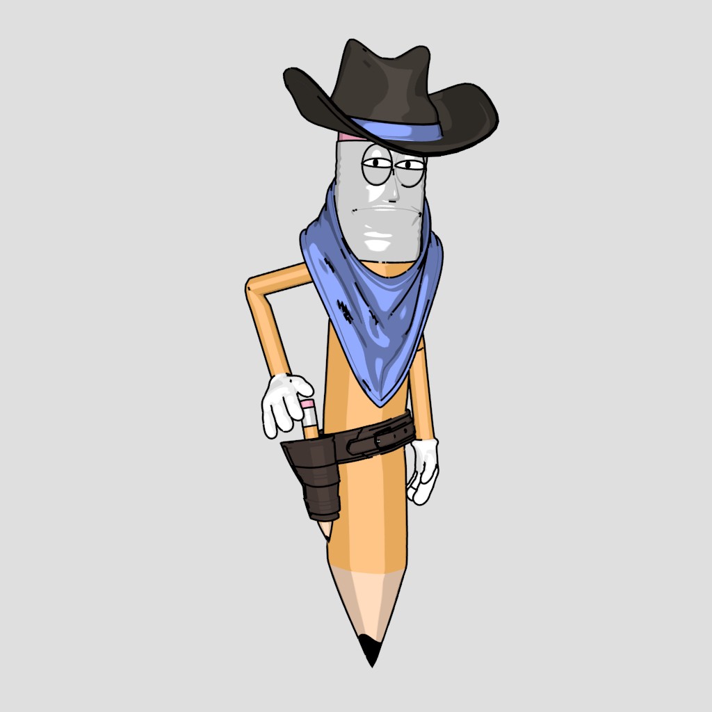 Pencil Cowboy aka "Drawn Wayne" preview image 1